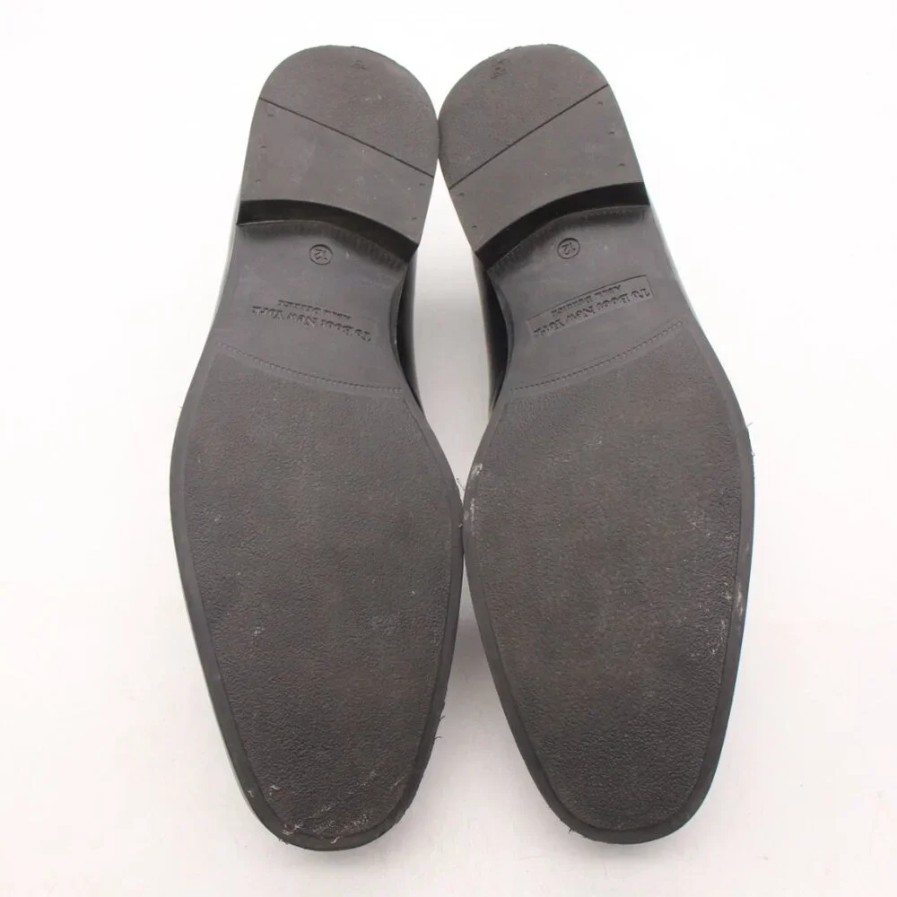 To Boot New York Penny Loafer Black Leather Shoes Men's Size 12 Made In Italy_7